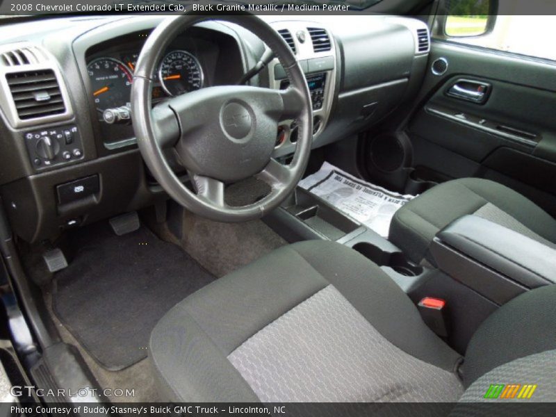 Black Granite Metallic / Medium Pewter 2008 Chevrolet Colorado LT Extended Cab