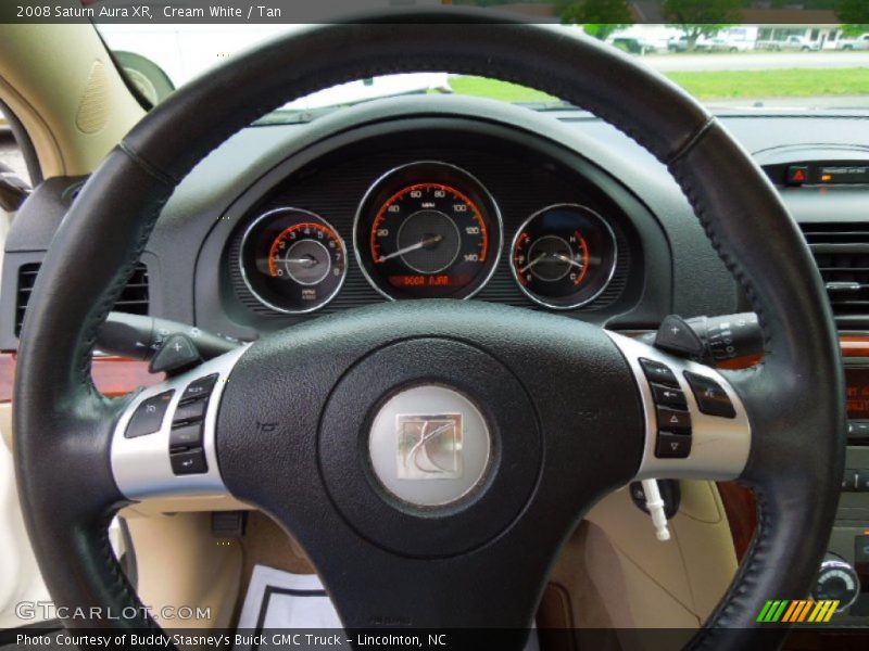 Cream White / Tan 2008 Saturn Aura XR