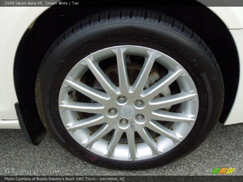 Cream White / Tan 2008 Saturn Aura XR