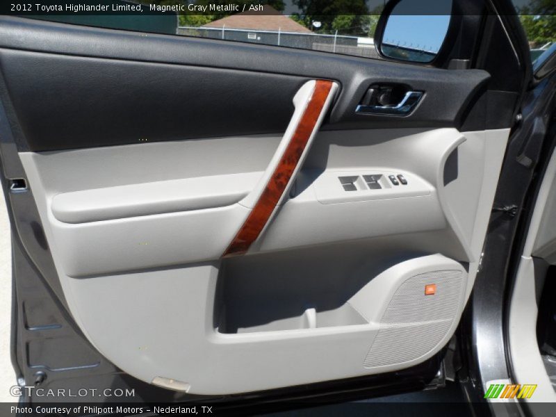 Magnetic Gray Metallic / Ash 2012 Toyota Highlander Limited