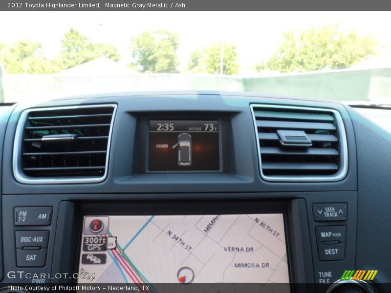 Magnetic Gray Metallic / Ash 2012 Toyota Highlander Limited