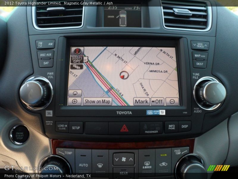 Magnetic Gray Metallic / Ash 2012 Toyota Highlander Limited