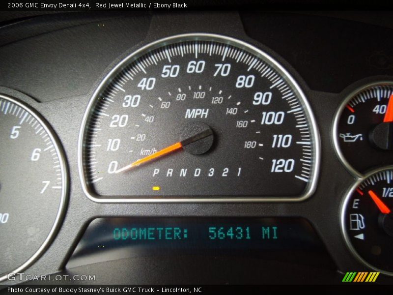 Red Jewel Metallic / Ebony Black 2006 GMC Envoy Denali 4x4