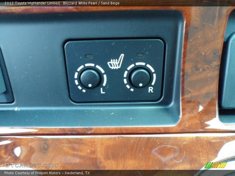 Blizzard White Pearl / Sand Beige 2012 Toyota Highlander Limited