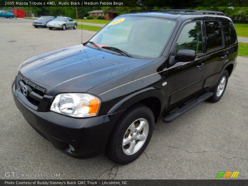 Mystic Black / Medium Pebble Beige 2005 Mazda Tribute s 4WD