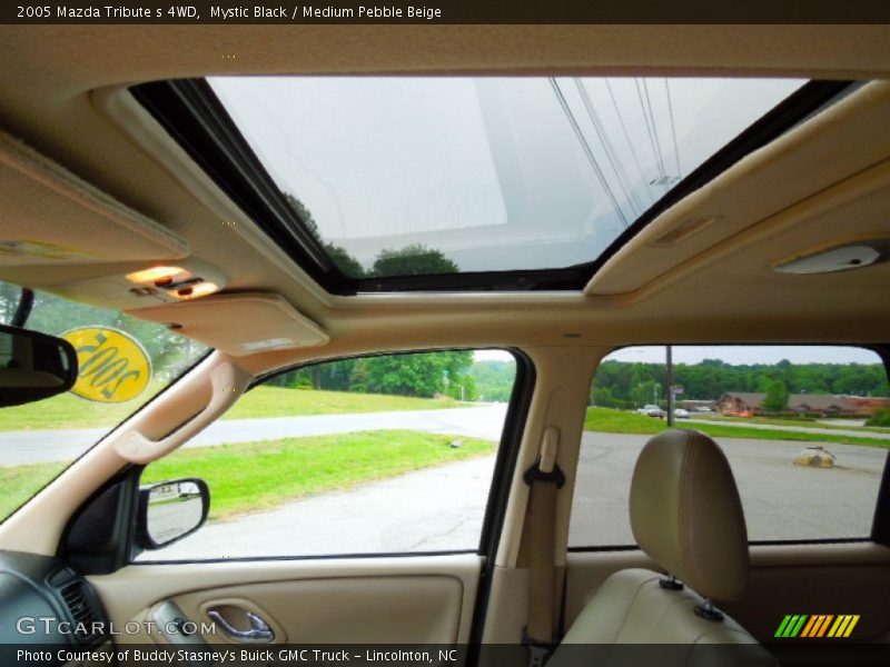 Mystic Black / Medium Pebble Beige 2005 Mazda Tribute s 4WD
