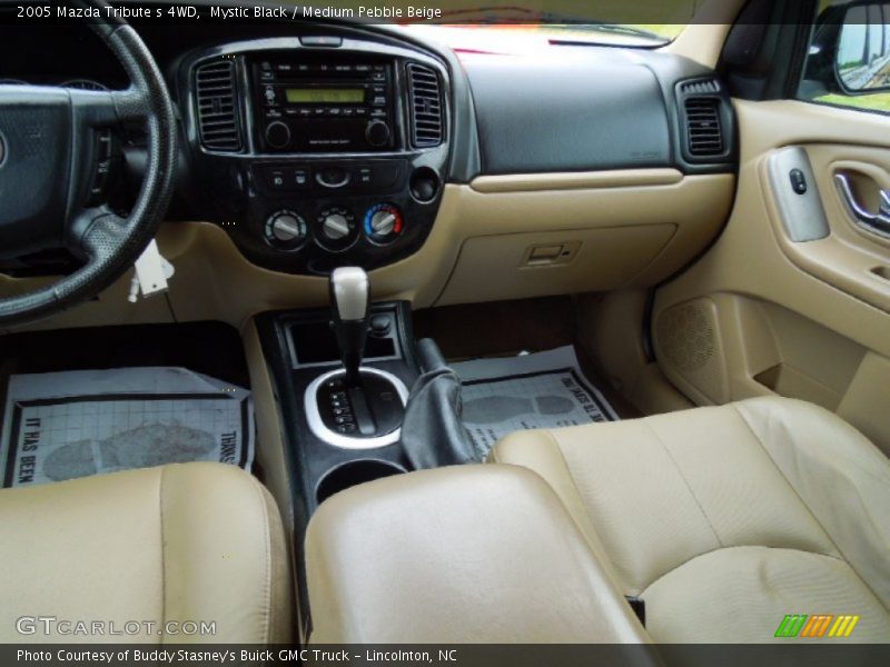 Mystic Black / Medium Pebble Beige 2005 Mazda Tribute s 4WD