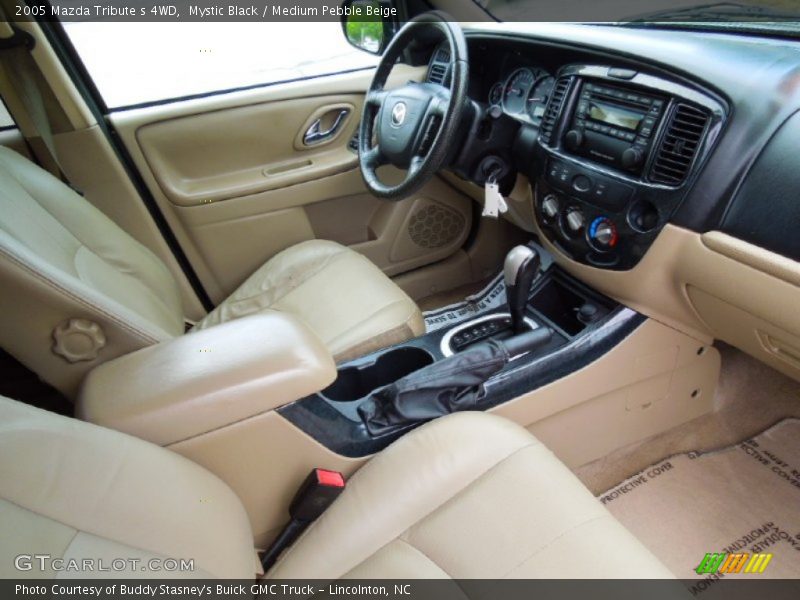 Mystic Black / Medium Pebble Beige 2005 Mazda Tribute s 4WD
