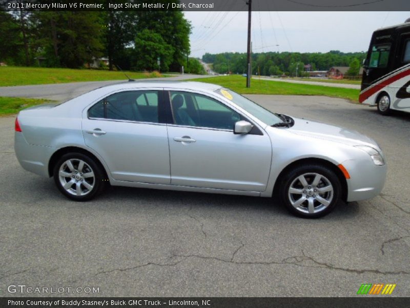 Ingot Silver Metallic / Dark Charcoal 2011 Mercury Milan V6 Premier