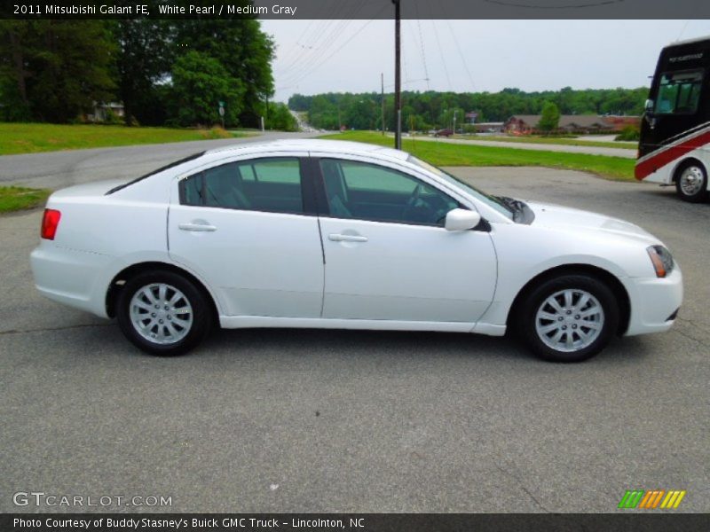 White Pearl / Medium Gray 2011 Mitsubishi Galant FE