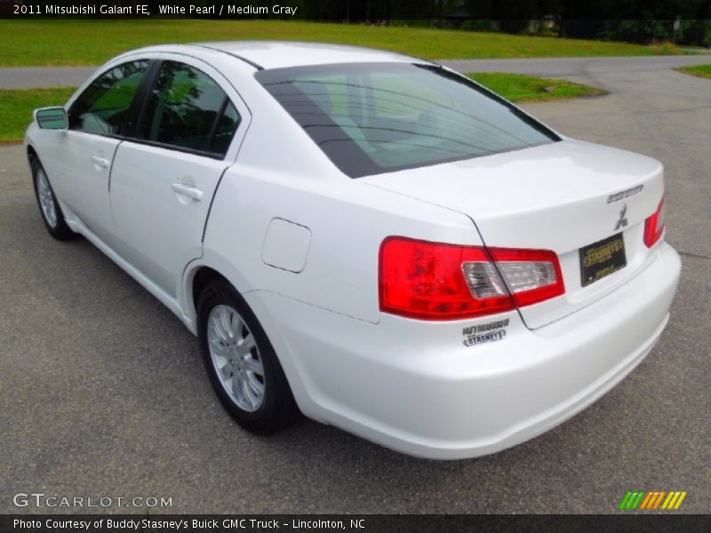White Pearl / Medium Gray 2011 Mitsubishi Galant FE