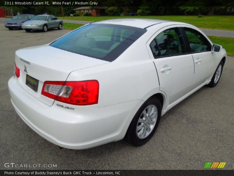 White Pearl / Medium Gray 2011 Mitsubishi Galant FE