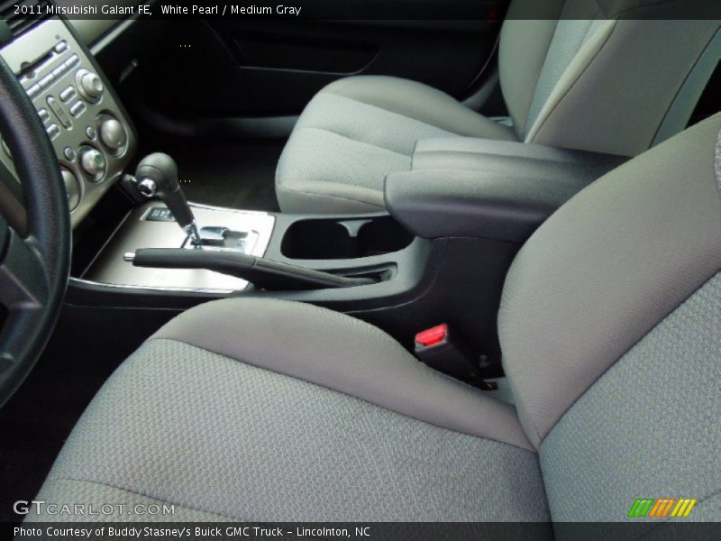 White Pearl / Medium Gray 2011 Mitsubishi Galant FE