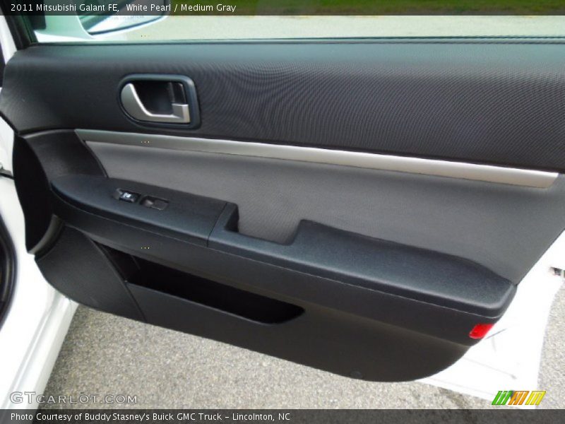 White Pearl / Medium Gray 2011 Mitsubishi Galant FE