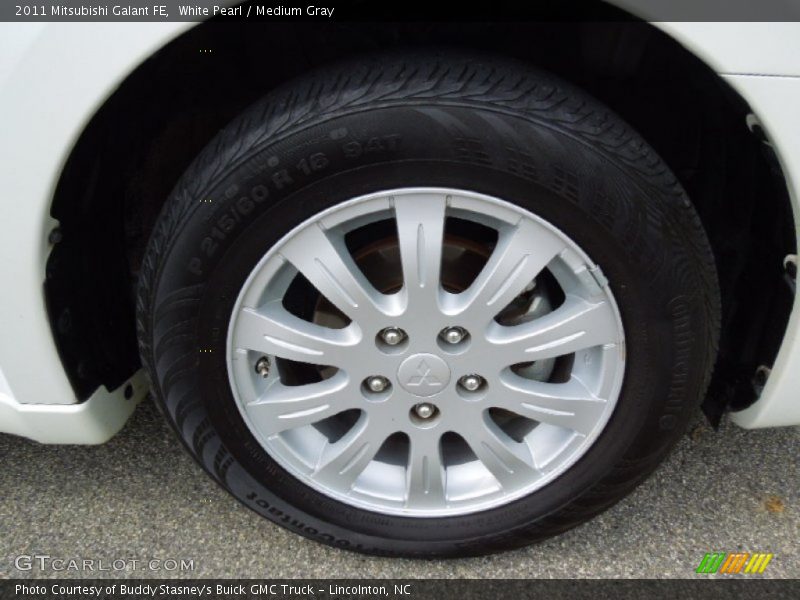 White Pearl / Medium Gray 2011 Mitsubishi Galant FE