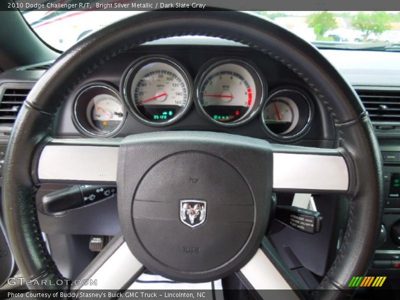Bright Silver Metallic / Dark Slate Gray 2010 Dodge Challenger R/T