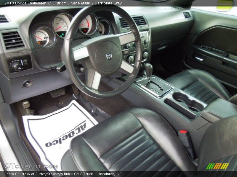Bright Silver Metallic / Dark Slate Gray 2010 Dodge Challenger R/T