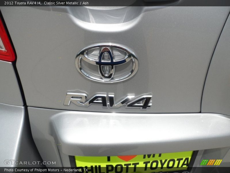 Classic Silver Metallic / Ash 2012 Toyota RAV4 I4