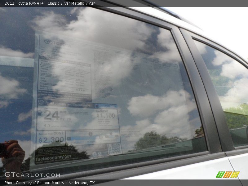 Classic Silver Metallic / Ash 2012 Toyota RAV4 I4