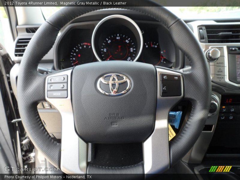 Magnetic Gray Metallic / Black Leather 2012 Toyota 4Runner Limited