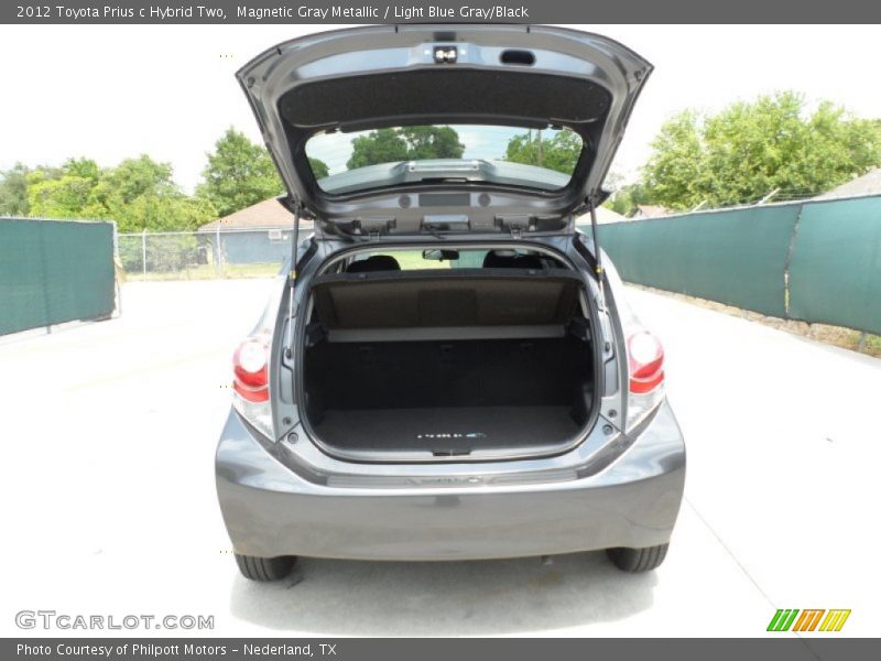 Magnetic Gray Metallic / Light Blue Gray/Black 2012 Toyota Prius c Hybrid Two
