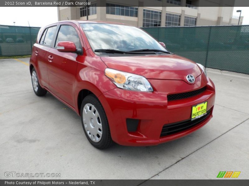 Barcelona Red / Dark Charcoal 2012 Scion xD