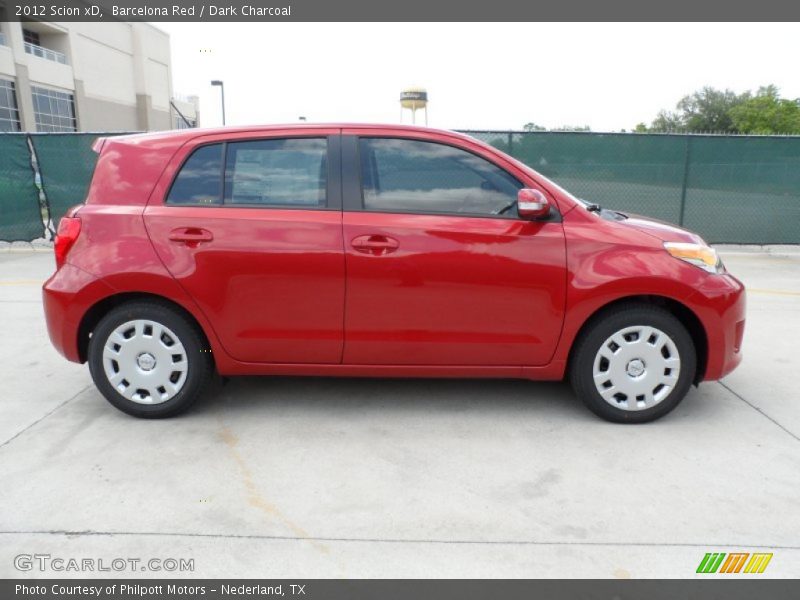 Barcelona Red / Dark Charcoal 2012 Scion xD