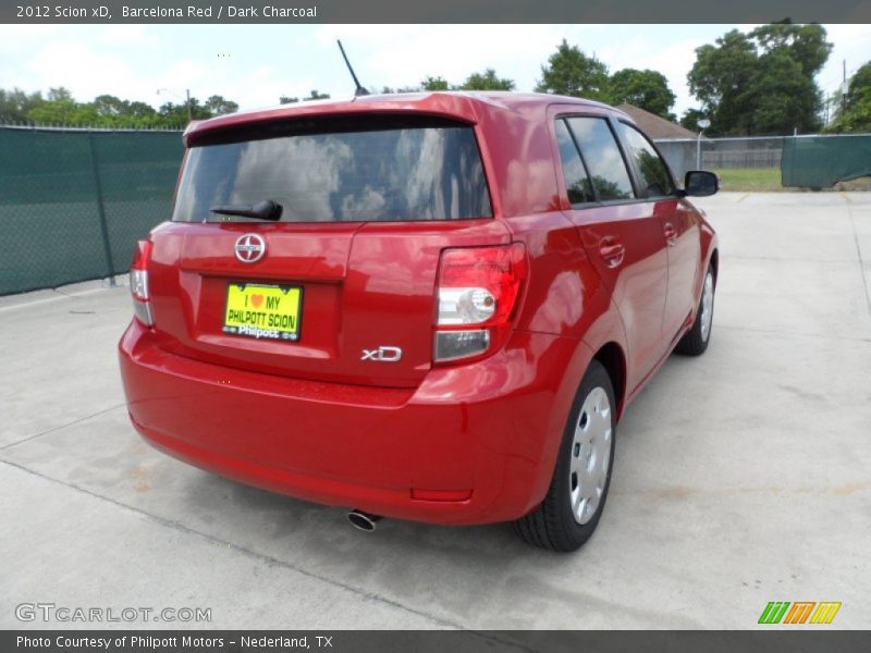 Barcelona Red / Dark Charcoal 2012 Scion xD