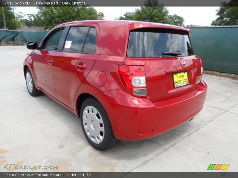 Barcelona Red / Dark Charcoal 2012 Scion xD