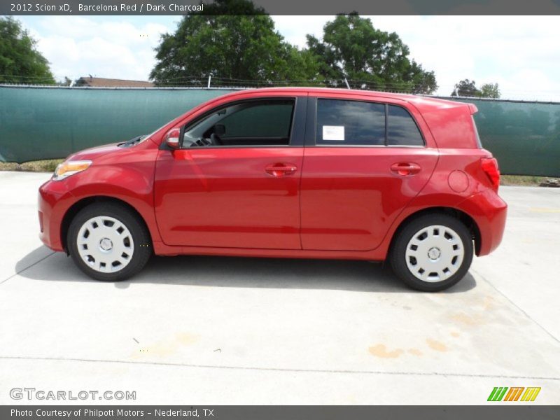 Barcelona Red / Dark Charcoal 2012 Scion xD