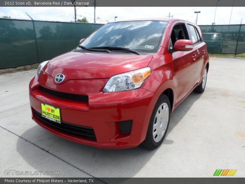Barcelona Red / Dark Charcoal 2012 Scion xD