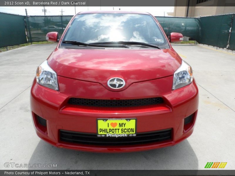 Barcelona Red / Dark Charcoal 2012 Scion xD