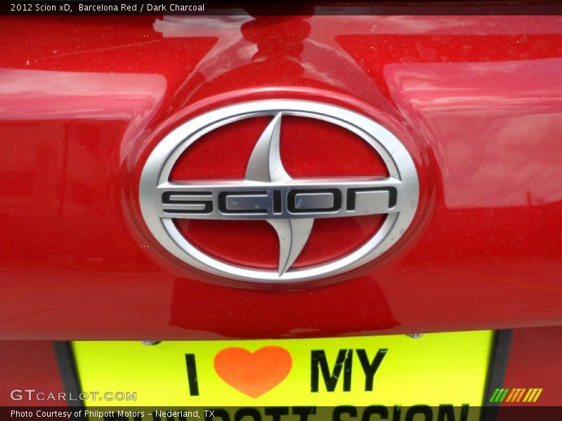 Barcelona Red / Dark Charcoal 2012 Scion xD
