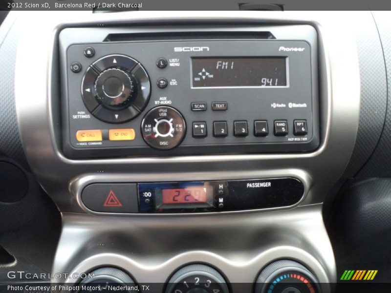 Barcelona Red / Dark Charcoal 2012 Scion xD