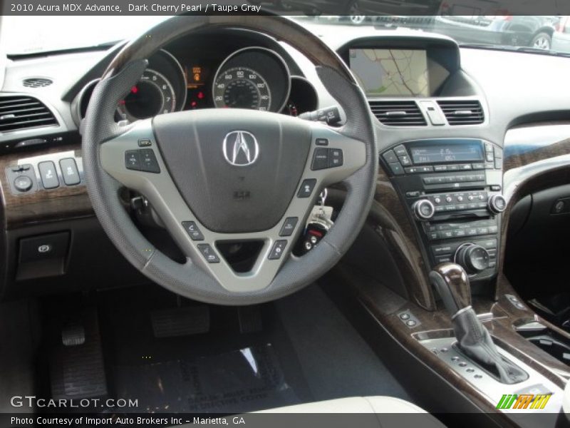  2010 MDX Advance Taupe Gray Interior