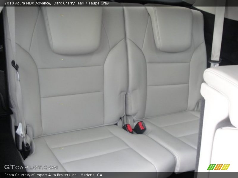 Dark Cherry Pearl / Taupe Gray 2010 Acura MDX Advance