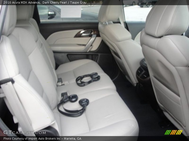 Dark Cherry Pearl / Taupe Gray 2010 Acura MDX Advance