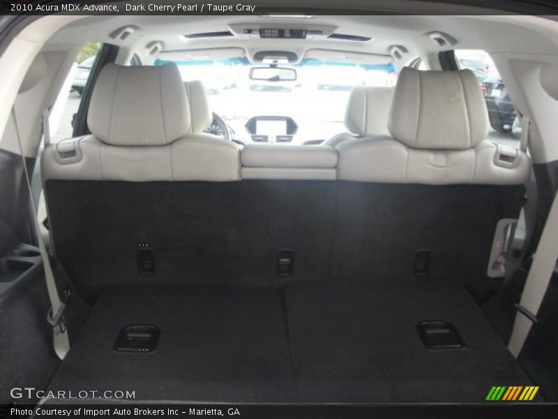 Dark Cherry Pearl / Taupe Gray 2010 Acura MDX Advance