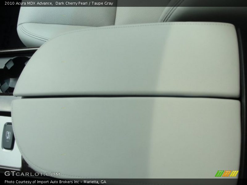 Dark Cherry Pearl / Taupe Gray 2010 Acura MDX Advance