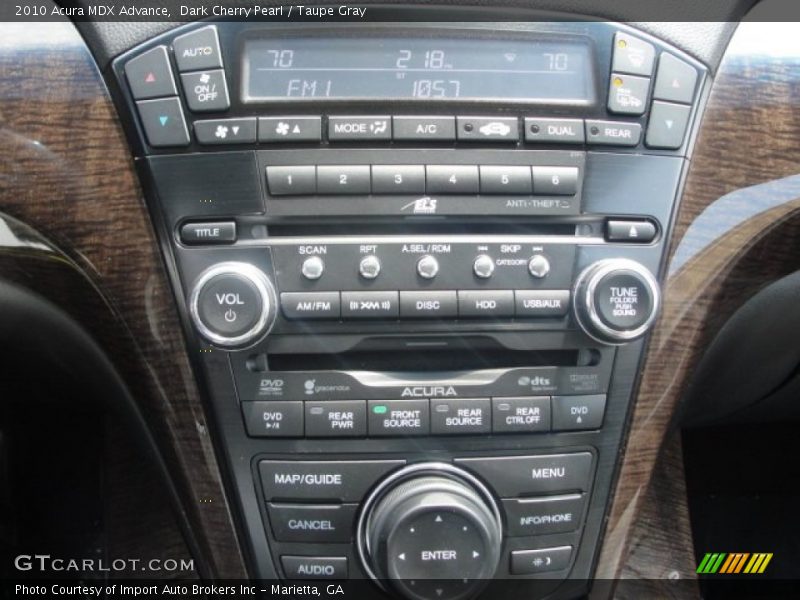 Controls of 2010 MDX Advance