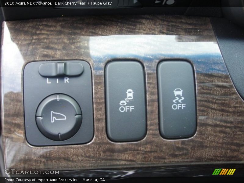 Dark Cherry Pearl / Taupe Gray 2010 Acura MDX Advance