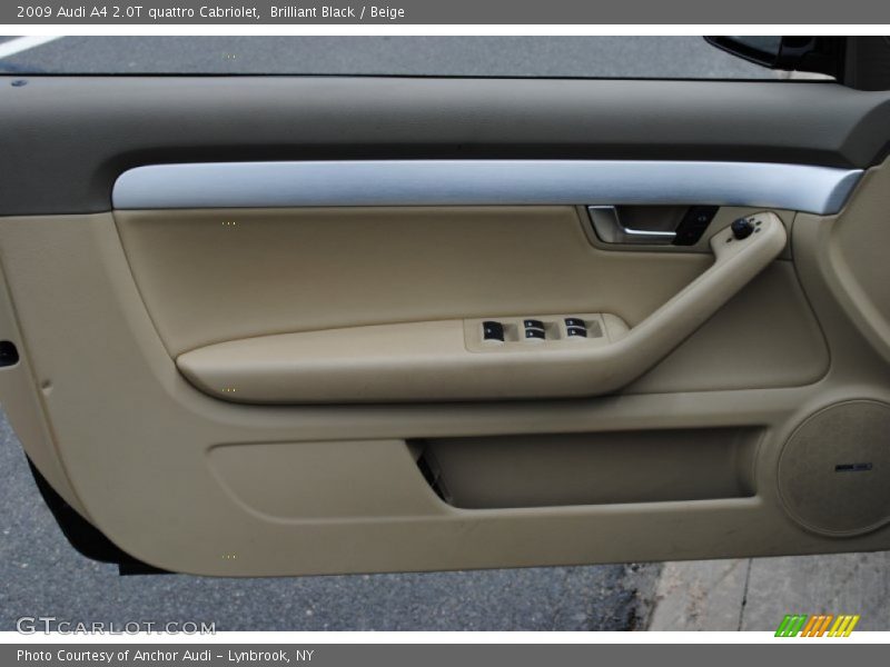 Brilliant Black / Beige 2009 Audi A4 2.0T quattro Cabriolet