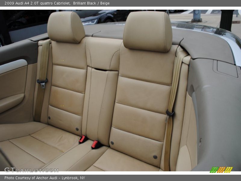 Brilliant Black / Beige 2009 Audi A4 2.0T quattro Cabriolet