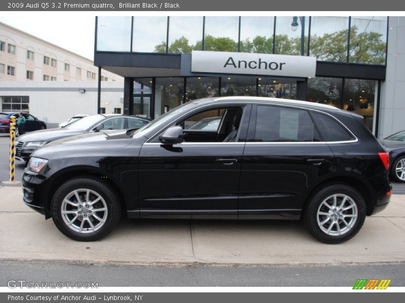 Brilliant Black / Black 2009 Audi Q5 3.2 Premium quattro