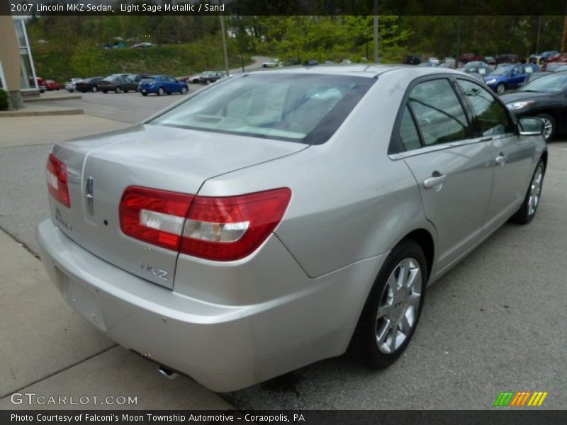 Light Sage Metallic / Sand 2007 Lincoln MKZ Sedan
