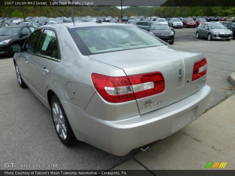 Light Sage Metallic / Sand 2007 Lincoln MKZ Sedan