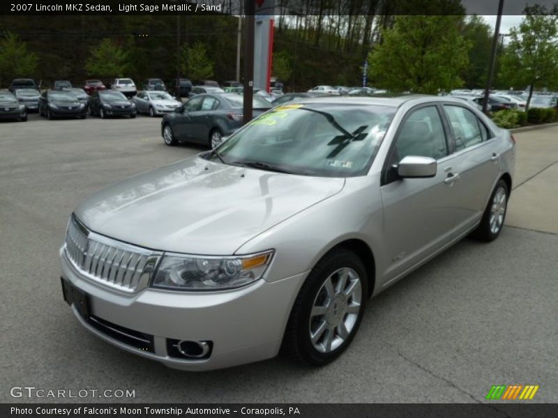Light Sage Metallic / Sand 2007 Lincoln MKZ Sedan