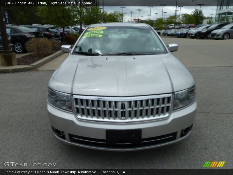 Light Sage Metallic / Sand 2007 Lincoln MKZ Sedan