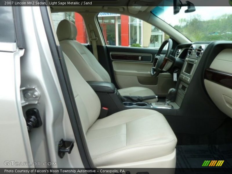 Light Sage Metallic / Sand 2007 Lincoln MKZ Sedan