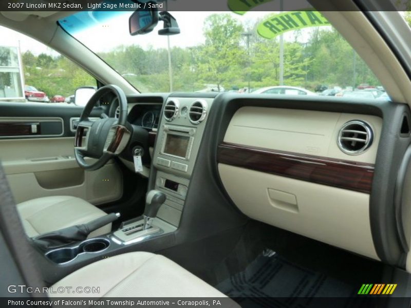 Light Sage Metallic / Sand 2007 Lincoln MKZ Sedan